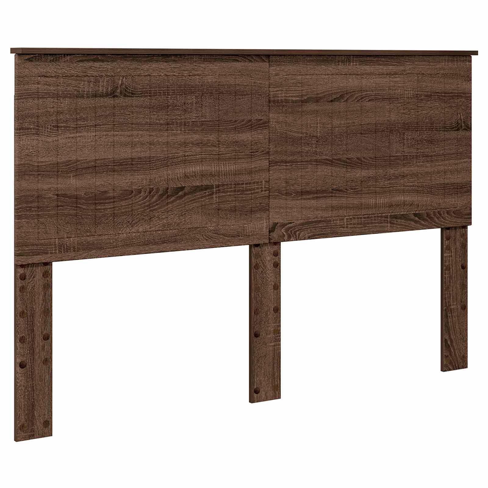 Σκελετός Κρεβατιού Καφέ δρυς 150 x 200 cm Μηχανήματος Ξύλο