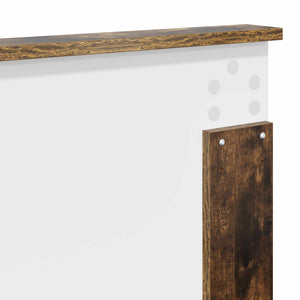 Σκελετός Κρεβατιού Καπνιστό Δρύς 140 x 190 cm Μηχανήματος Ξύλο