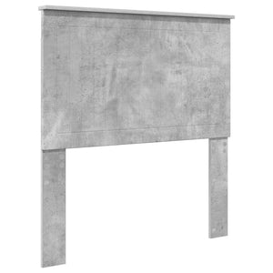 Σκελετός Κρεβατιού Σκυρόδεμα Γκρι 90 x 200 cm Μηχανήματος Ξύλο