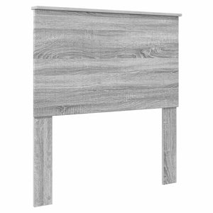 Σκελετός Κρεβατιού Γκρίζο Σονομα 90 x 190 cm Μηχανήματος Ξύλο
