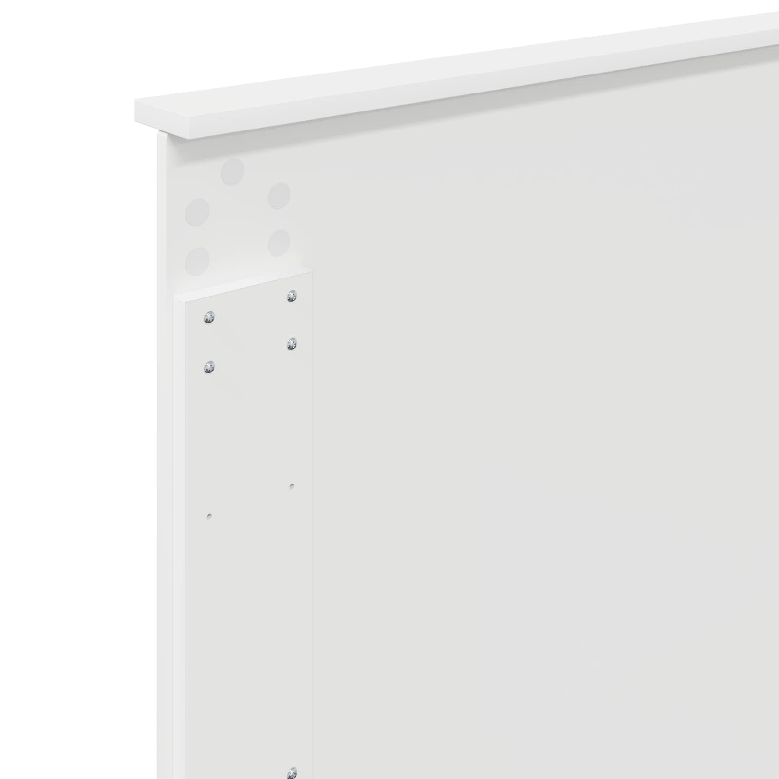 Σκελετός Κρεβατιού Λευκό 75 x 190 cm Μηχανήματος Ξύλο