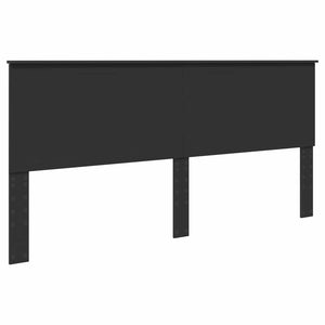 Κρεβάτι Αποθήκης Μαύρο 200 x 200 cm Επεξεργασμένο Ξύλο