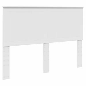 Κρεβάτι Αποθήκης Λευκό 140 x 200 cm Επεξεργασμένο Ξύλο