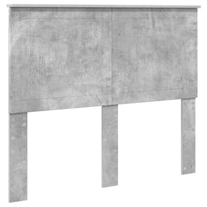 Κρεβάτι Αποθήκης Σκυρόδεμα Γκρι 120 x 190 cm Επεξεργασμένο Ξύλο - Pakobazaar