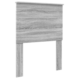 Κρεβάτι Αποθήκης Γκρίζο Σονομα 75 x 190 cm Επεξεργασμένο Ξύλο