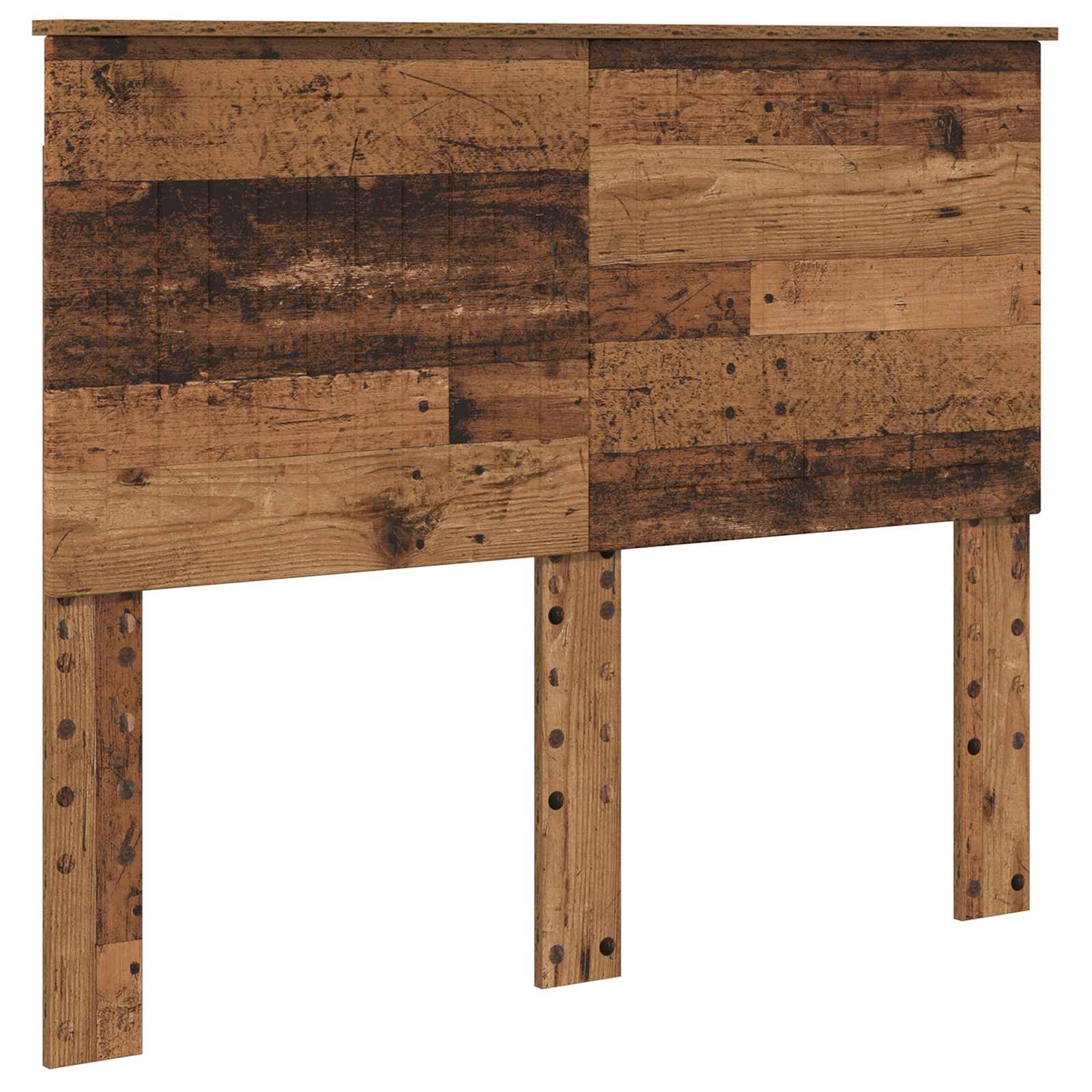 Σκελετός Κρεβατιού Παλιό ξύλο 135 x 190 cm Επεξεργασμένο ξύλο - Pakobazaar