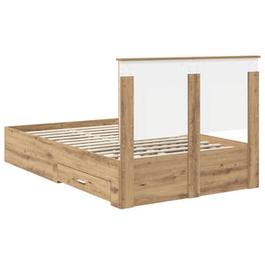 Σκελετός Κρεβατιού Artisan Oak 120 x 190 cm Επεξεργασμένο ξύλο - Pakobazaar