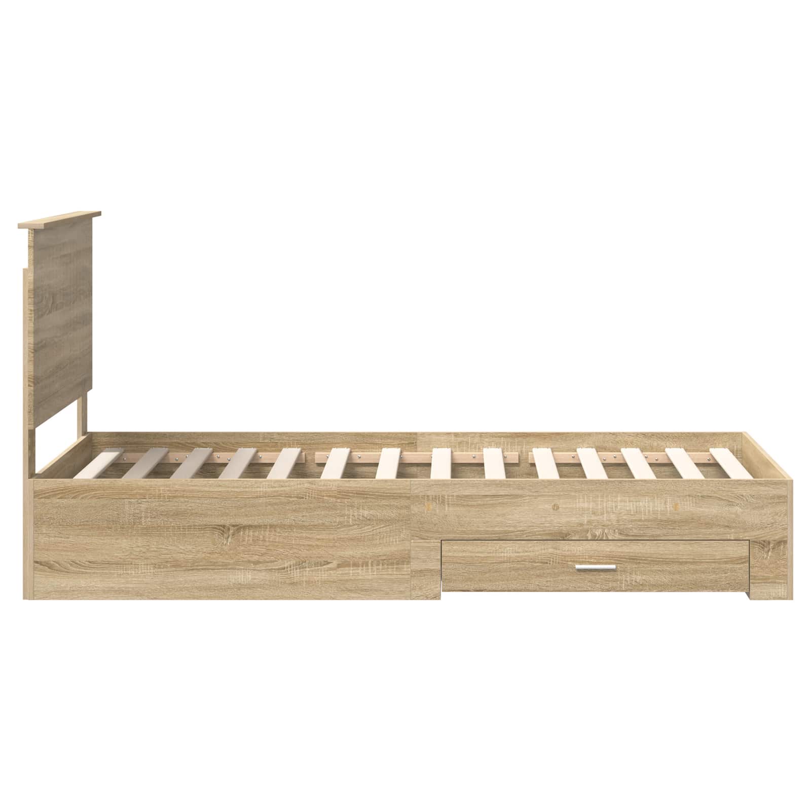 Σκελετός Κρεβατιού Δρύς Sonoma 90 x 200 cm Επεξεργασμένο ξύλο