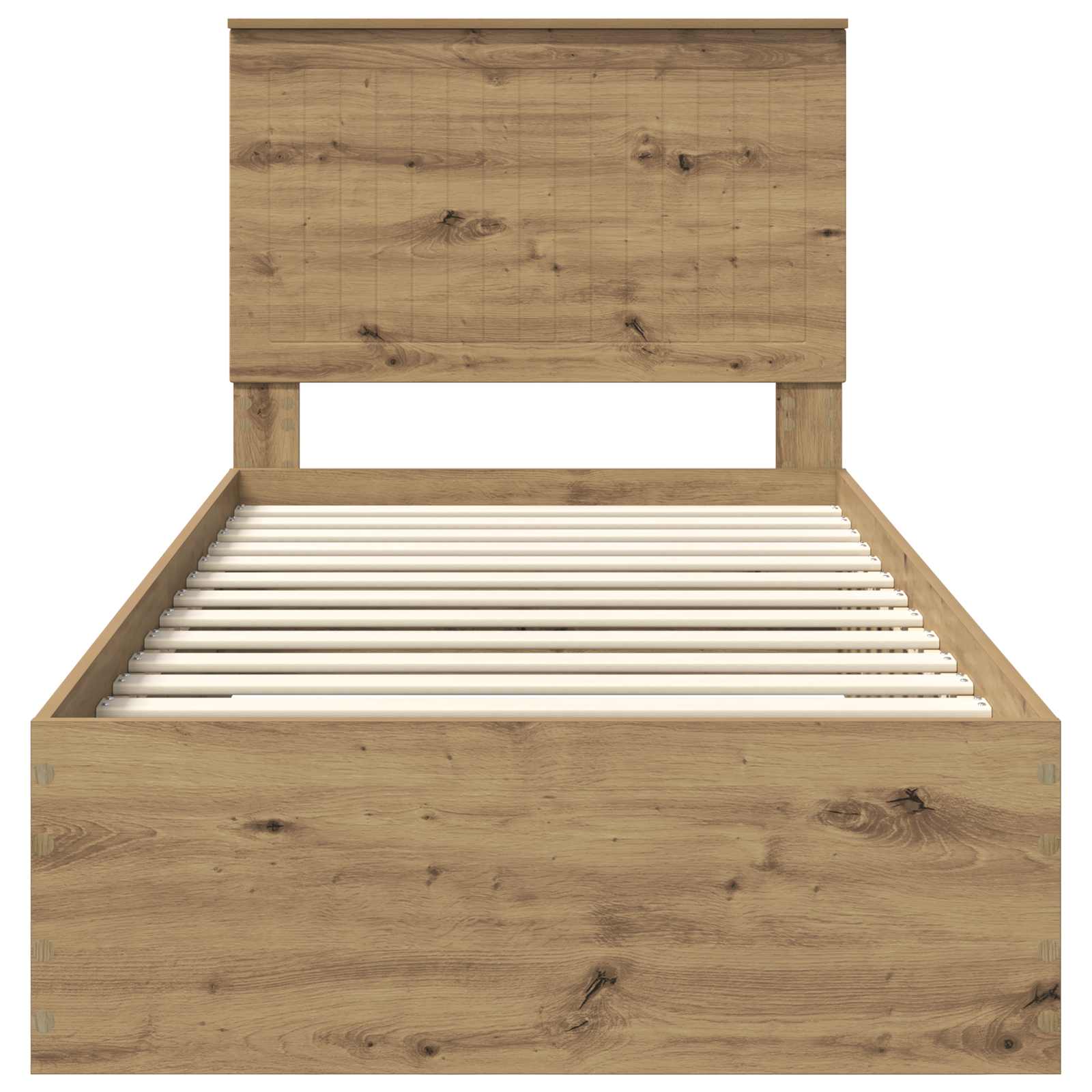 Σκελετός Κρεβατιού Artisan Oak 90 x 190 cm Επεξεργασμένο ξύλο