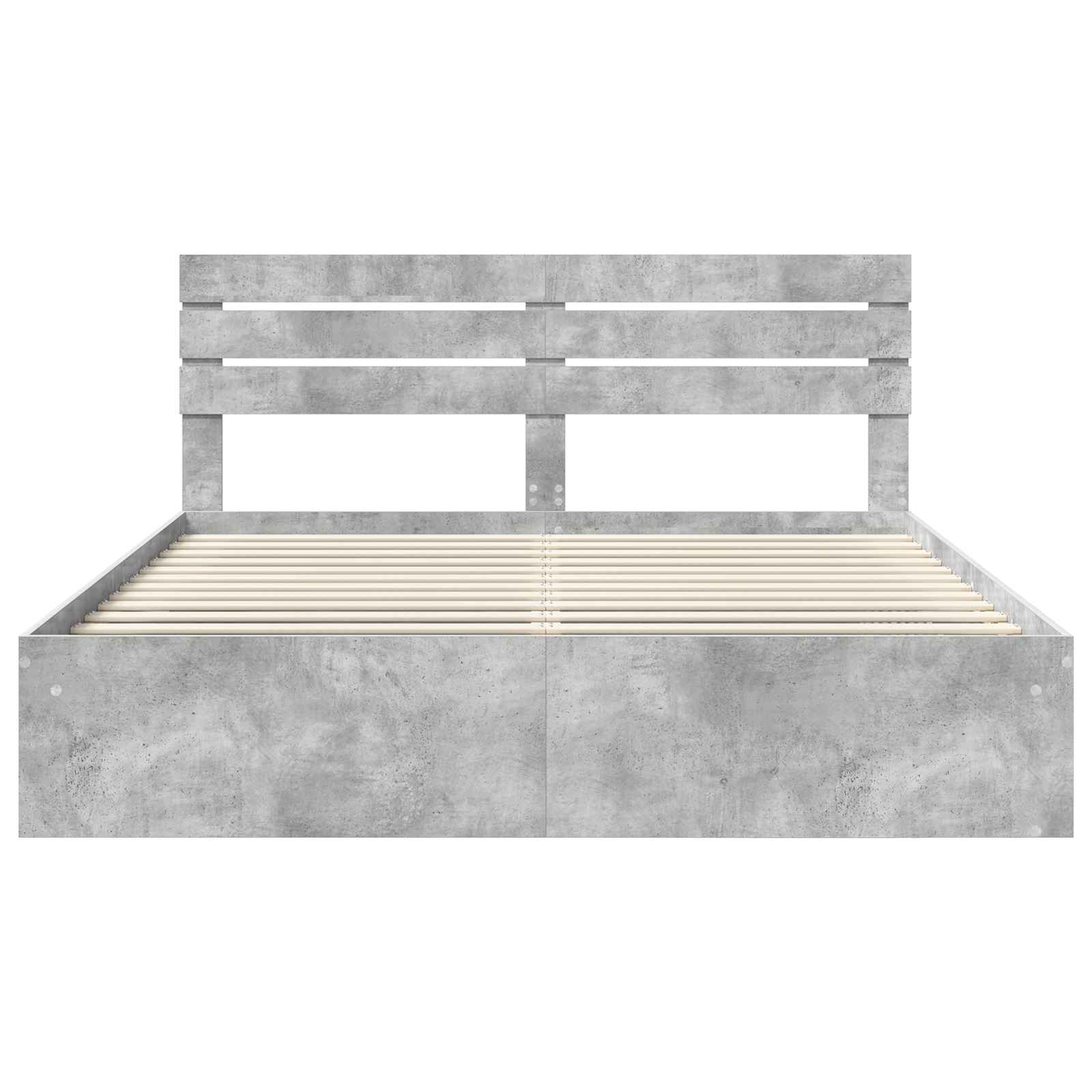 Σκελετός Κρεβατιού Σκυρόδεμα 180 x 200 cm Στερεά ξυλεία πεύκου