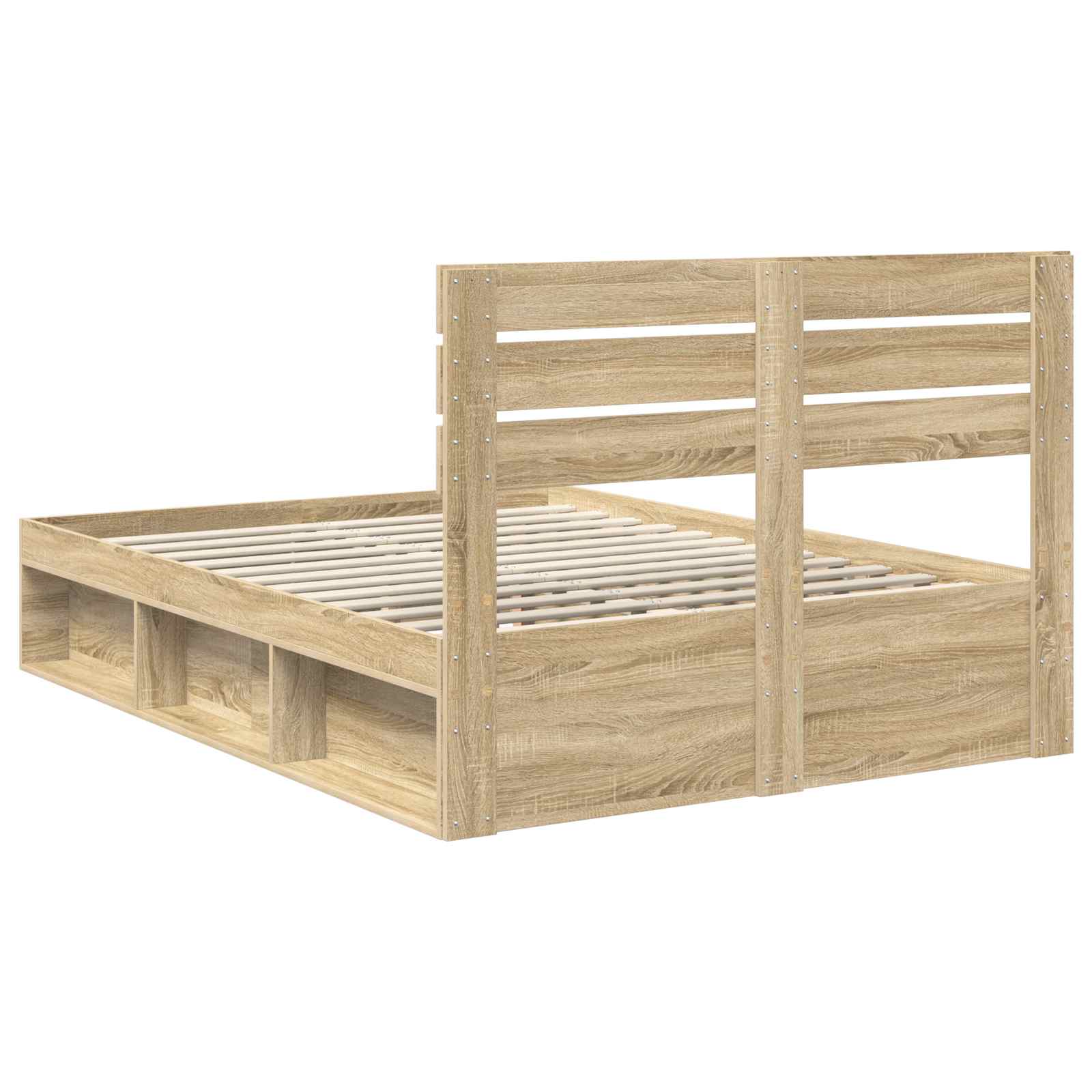 Σκελετός Κρεβατιού με κεφαλάρι Δρύς Sonoma 150 x 200 cm