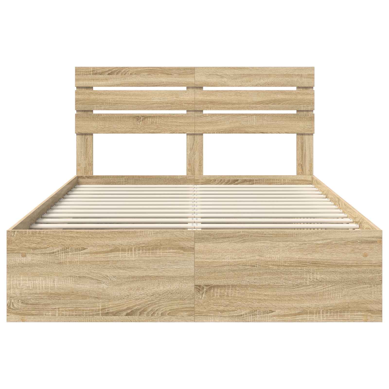 Σκελετός Κρεβατιού με κεφαλάρι Δρύς Sonoma 150 x 200 cm
