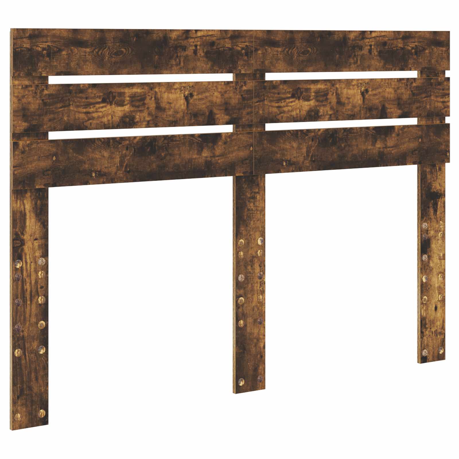 Σκελετός Κρεβατιού Καπνιστό Δρύς 150 x 200 cm Μηχανήματος Ξύλο