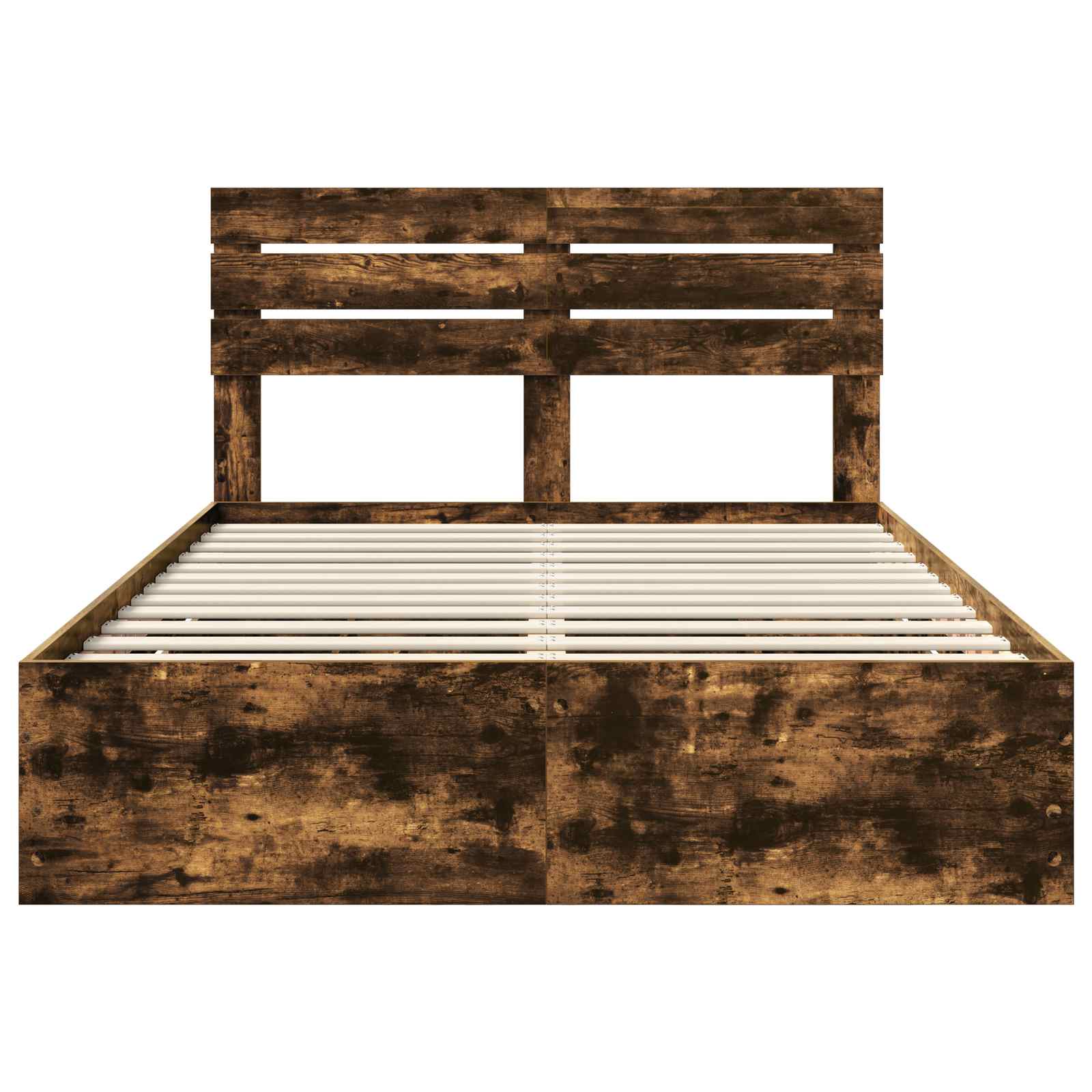 Σκελετός Κρεβατιού Καπνιστό Δρύς 150 x 200 cm Μηχανήματος Ξύλο