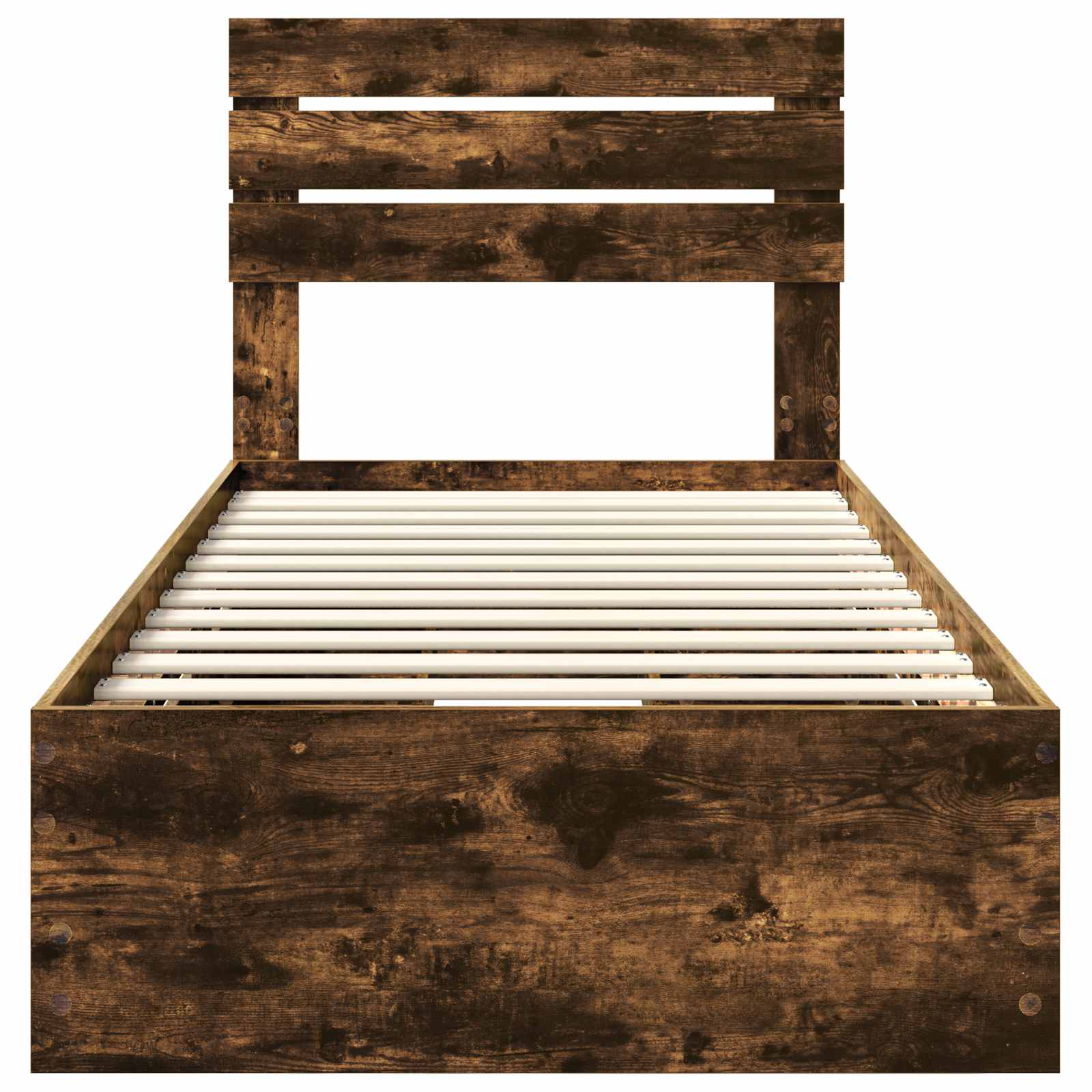 Σκελετός Κρεβατιού Καπνιστό Δρύς 100 x 200 cm Μηχανήματος Ξύλο