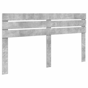 Κρεβάτι Αποθήκης Σκυρόδεμα Γκρι 180 x 200 cm Επεξεργασμένο Ξύλο
