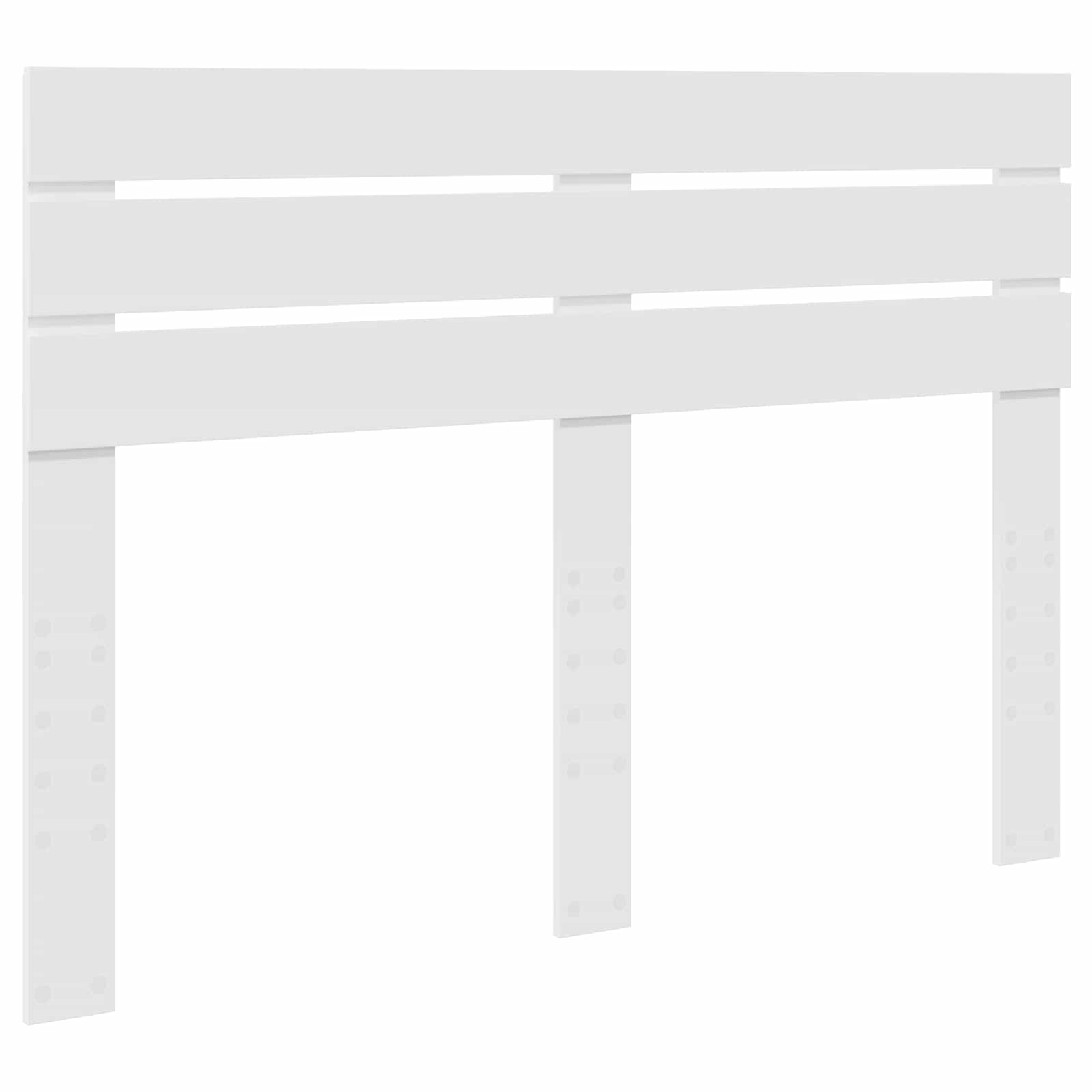 Κρεβάτι Αποθήκης Λευκό 140 x 190 cm Επεξεργασμένο ξύλο