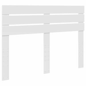 Κρεβάτι Αποθήκης Λευκό 140 x 190 cm Επεξεργασμένο Ξύλο
