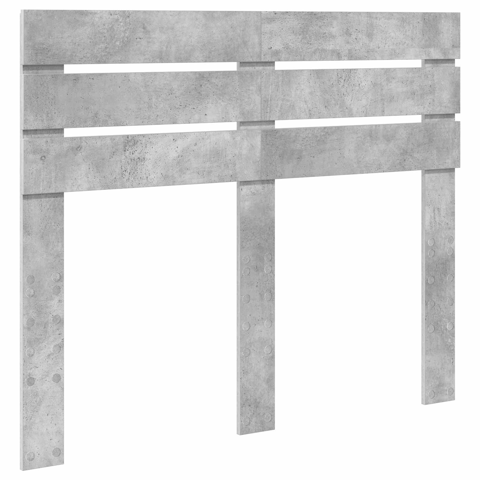 Κρεβάτι Αποθήκης Σκυρόδεμα Γκρι 120 x 200 cm Επεξεργασμένο Ξύλο