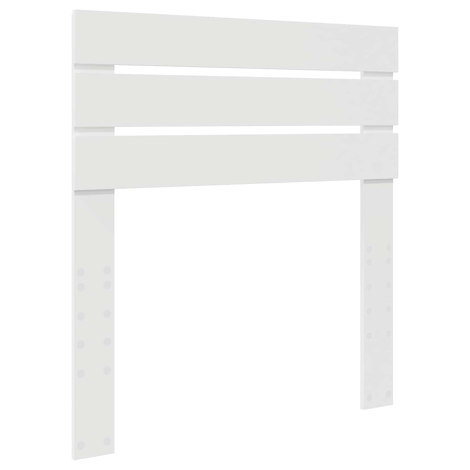 Κρεβάτι Αποθήκης Λευκό 75 x 190 cm Επεξεργασμένο ξύλο