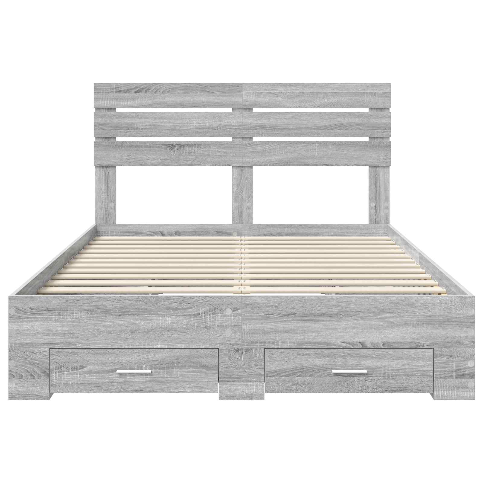 Σκελετός Κρεβατιού με κεφαλάρι Γκρίζο Σονομα 140 x 200 cm