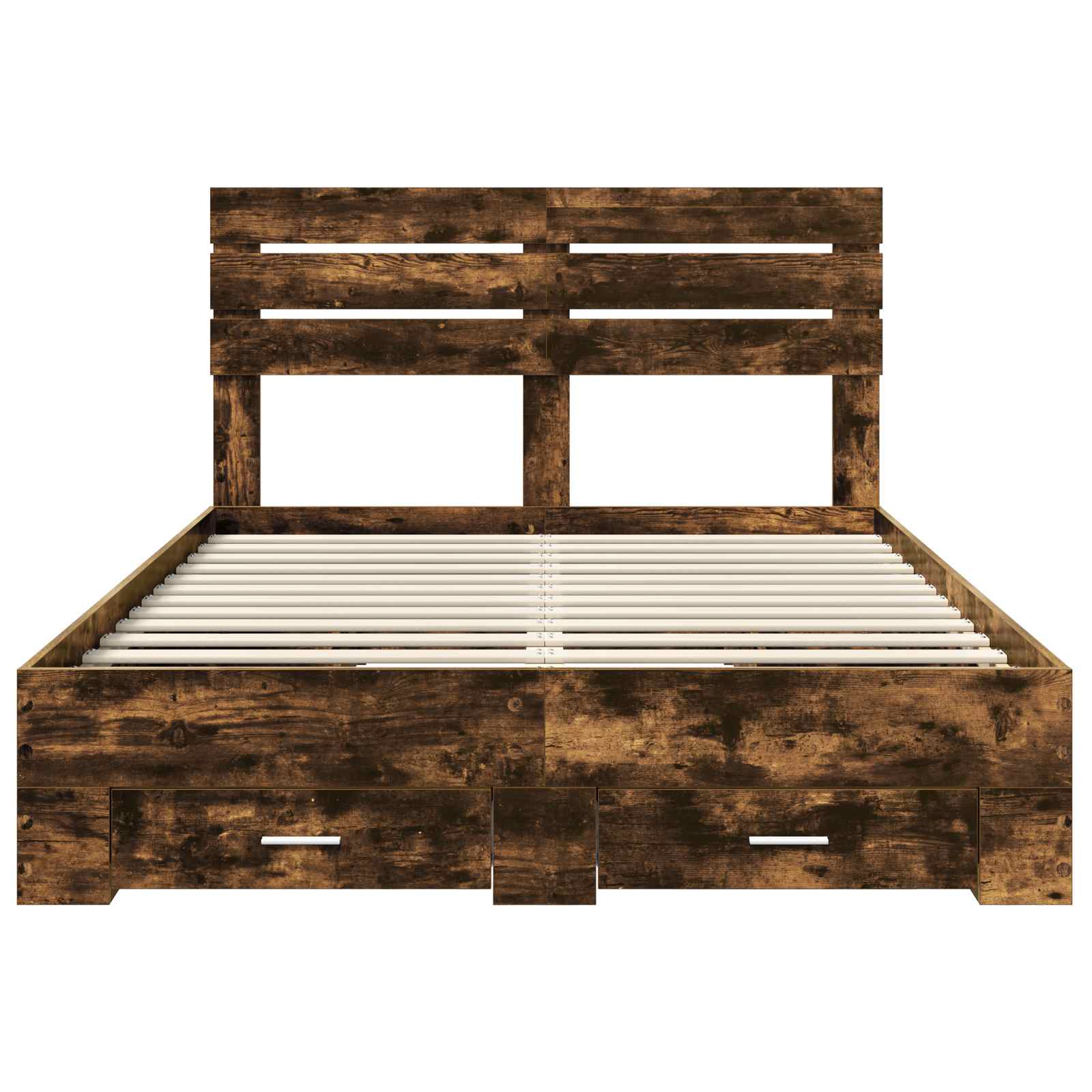 Σκελετός Κρεβατιού με συρτάρι με κεφαλάρι Επεξεργασμένο ξύλο