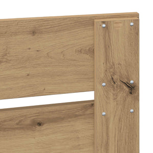 Σκελετός Κρεβατιού Artisan Oak 140 x 190 cm Επεξεργασμένο Ξύλο