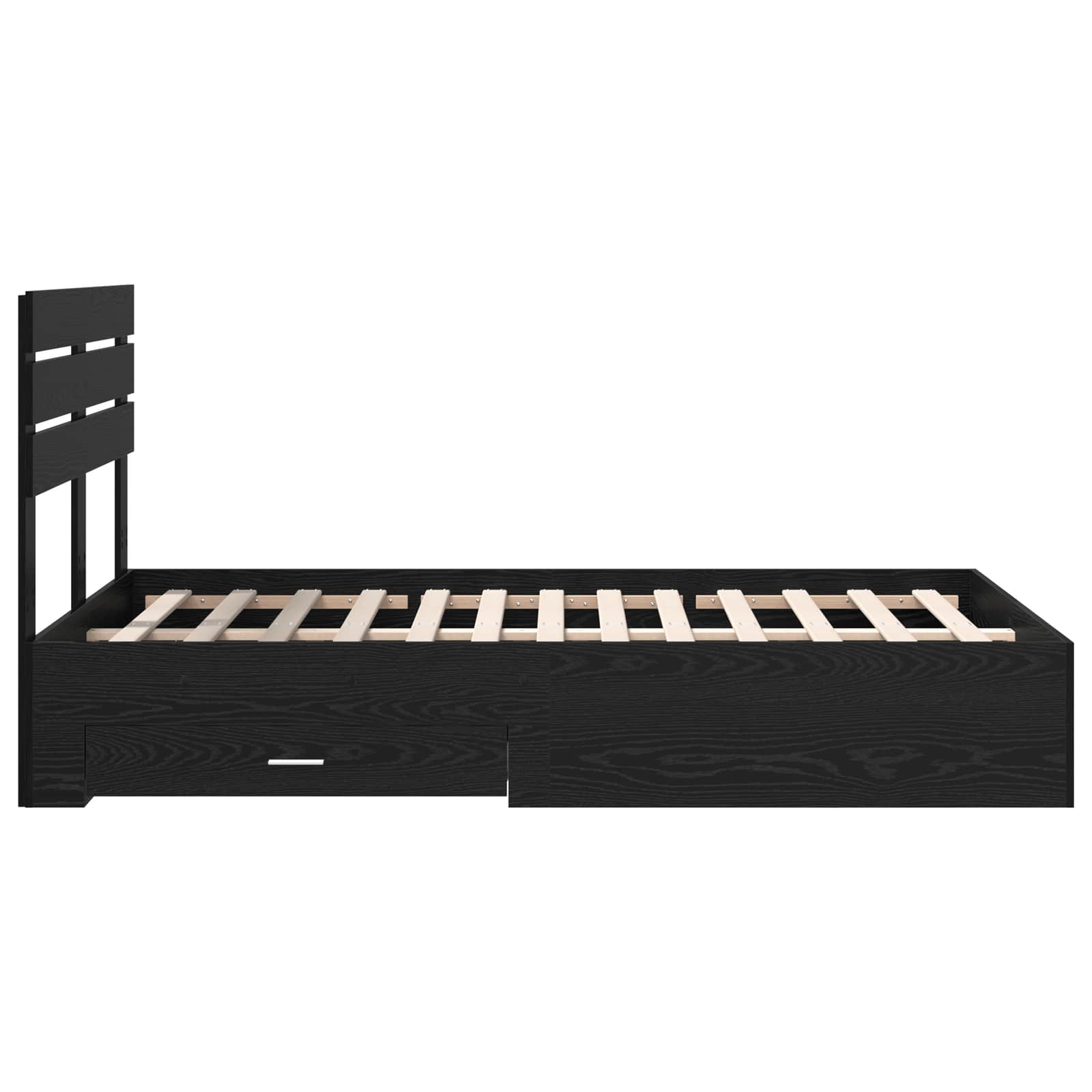 Σκελετός Κρεβατιού με συρτάρι με κεφαλάρι Επεξεργασμένο ξύλο