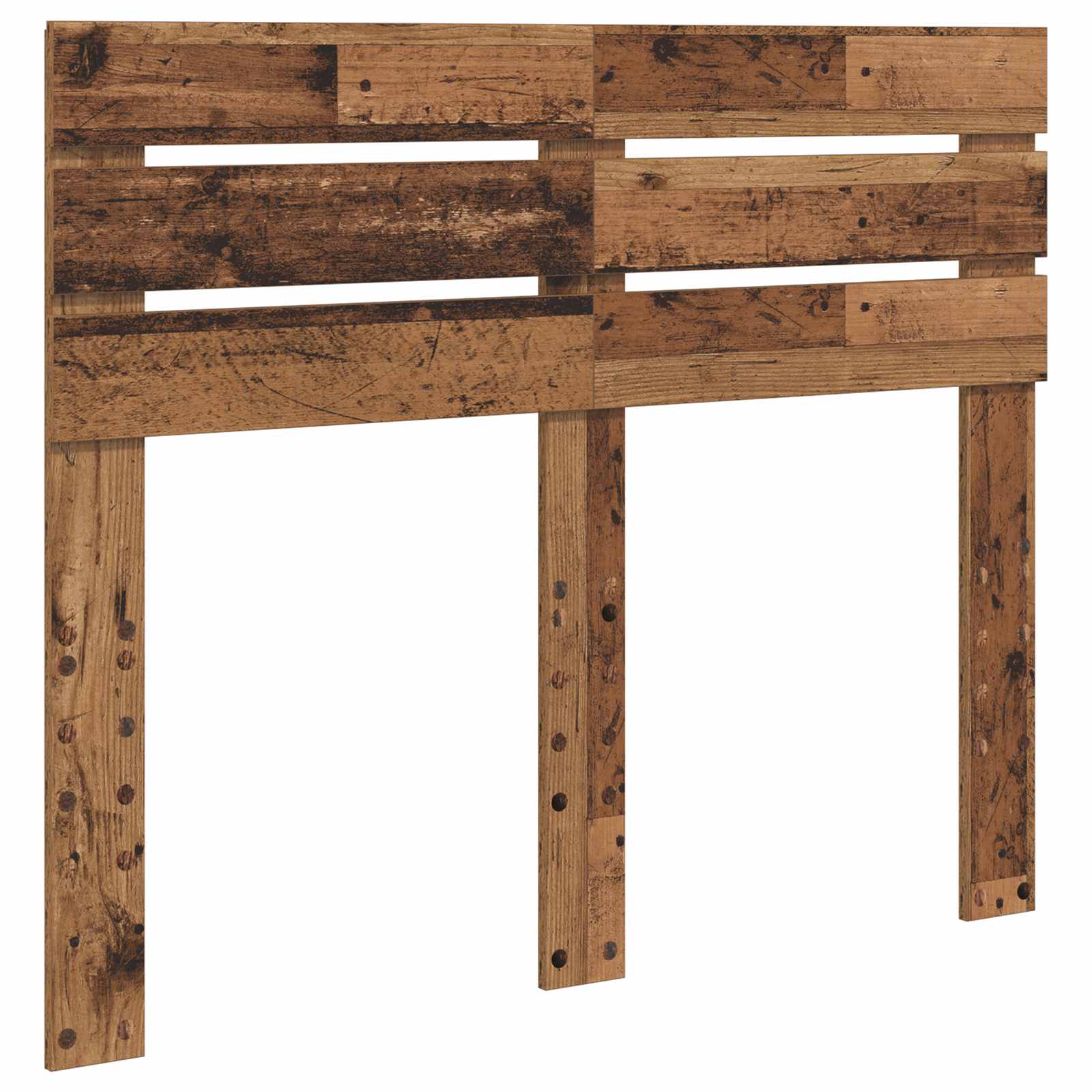 Σκελετός Κρεβατιού Παλιό ξύλο 135 x 190 cm Επεξεργασμένο ξύλο - Pakobazaar