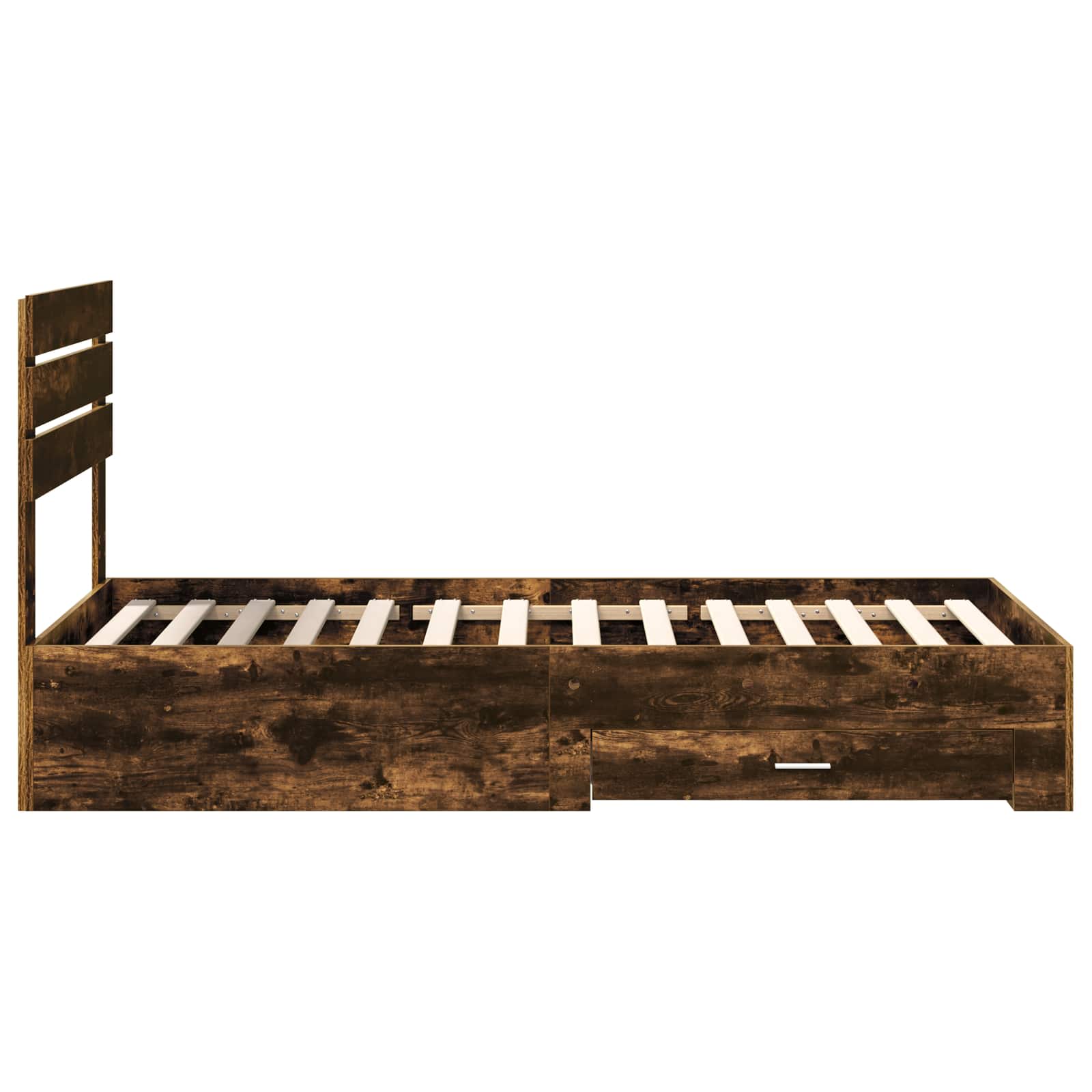 Σκελετός Κρεβατιού με συρτάρι με κεφαλάρι Επεξεργασμένο ξύλο - Pakobazaar