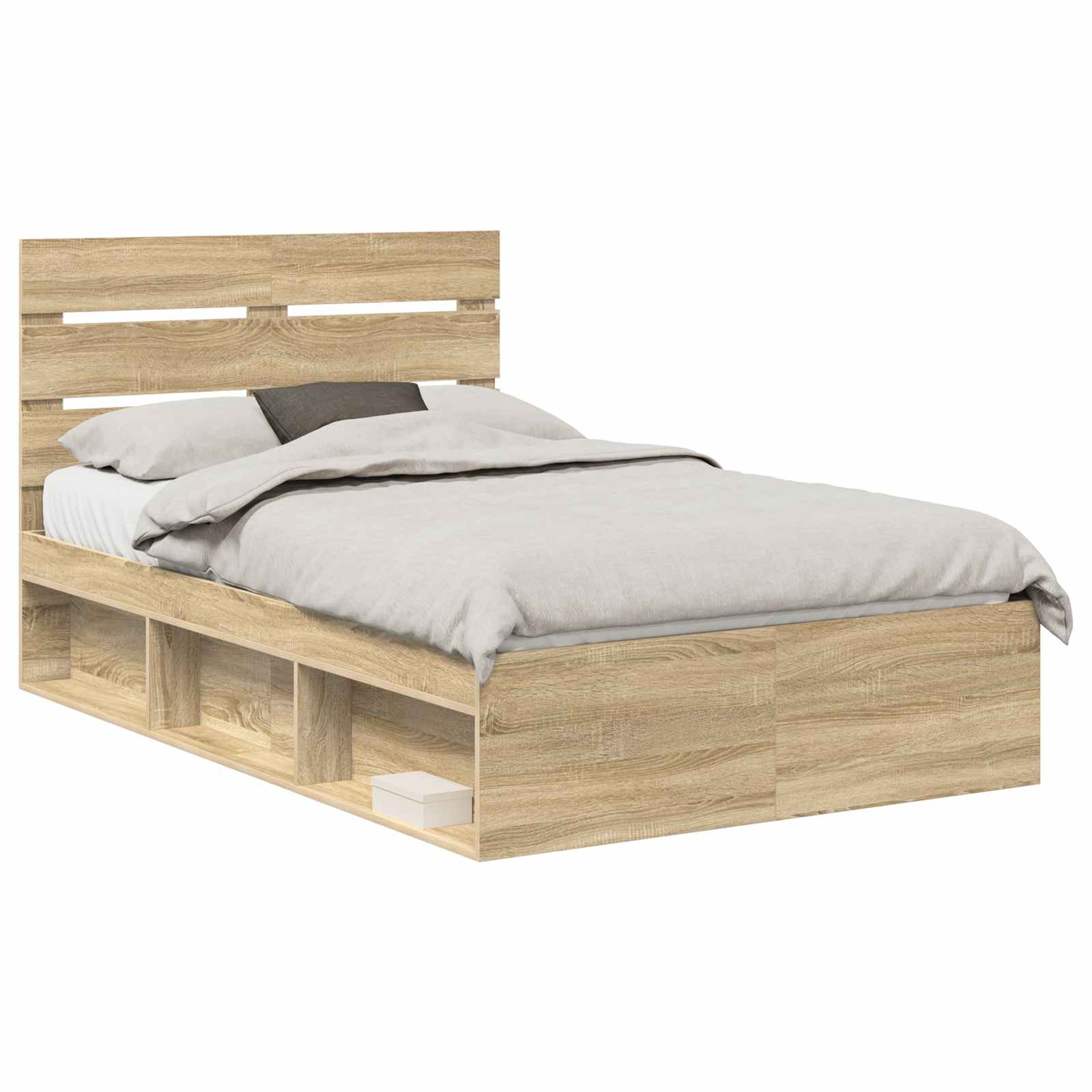 Σκελετός Κρεβατιού Σονόμα 120 x 190 cm Στερεά ξυλεία πεύκου