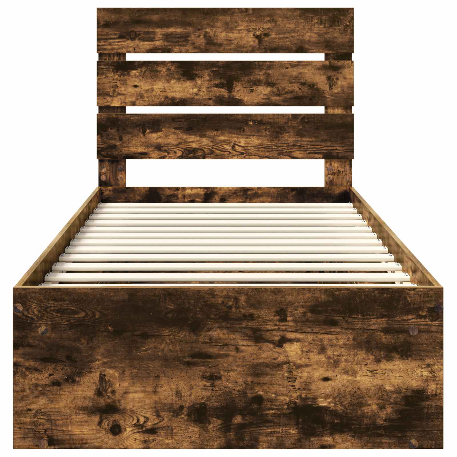 Σκελετός Κρεβατιού με κεφαλάρι Καπνιστό Δρύς 100 x 200 cm