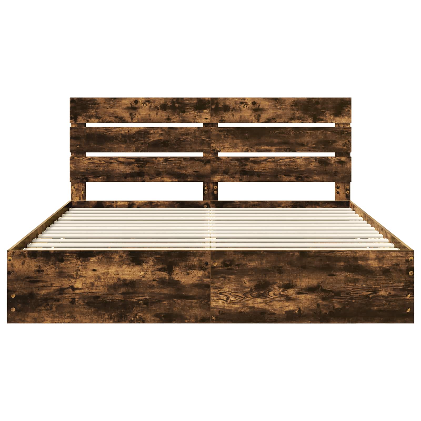 Σκελετός Κρεβατιού Καπνιστό Δρύς 180 x 200 cm Μηχανήματος Ξύλο