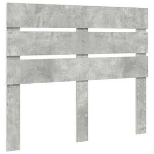 Σκελετός Κρεβατιού Σκυρόδεμα Γκρι 135 x 190 cm Μηχανήματος Ξύλο