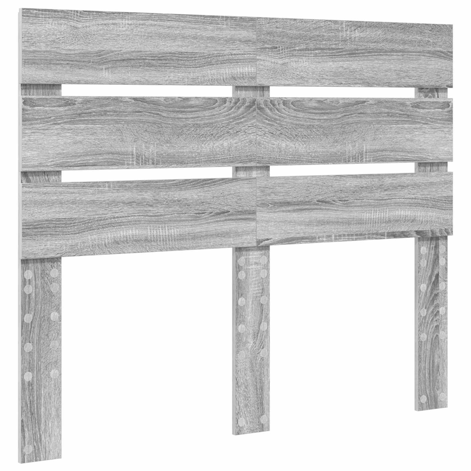 Σκελετός Κρεβατιού Γκρίζο Σονομα 120 x 190 cm Μηχανήματος Ξύλο