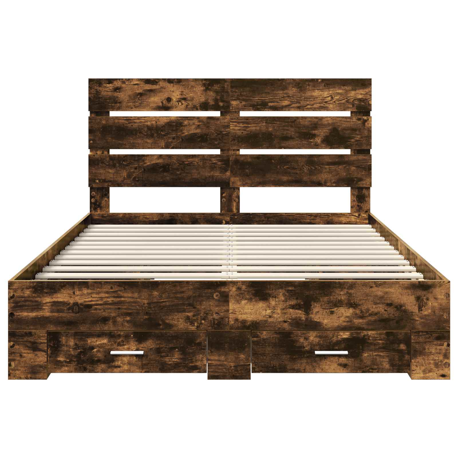 Σκελετός Κρεβατιού με συρτάρι Καπνιστό Δρύς 150 x 200 cm