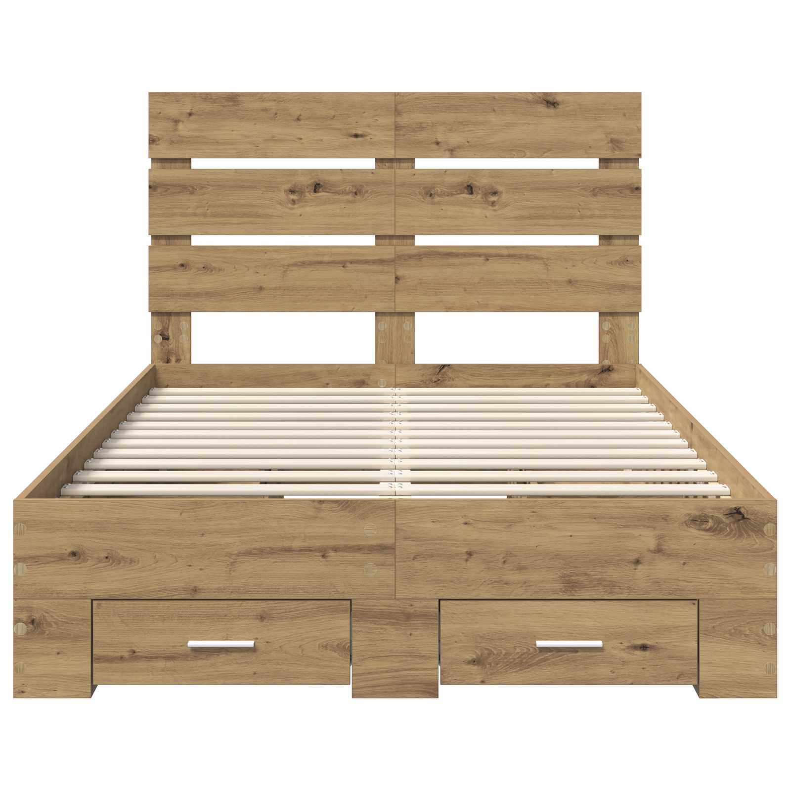 Σκελετός Κρεβατιού Artisan Oak 120 x 190 cm Επεξεργασμένο ξύλο - Pakobazaar