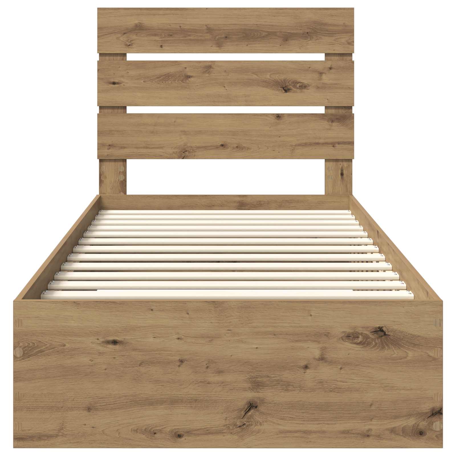 Σκελετός Κρεβατιού Artisan Oak 90 x 200 cm Επεξεργασμένο ξύλο