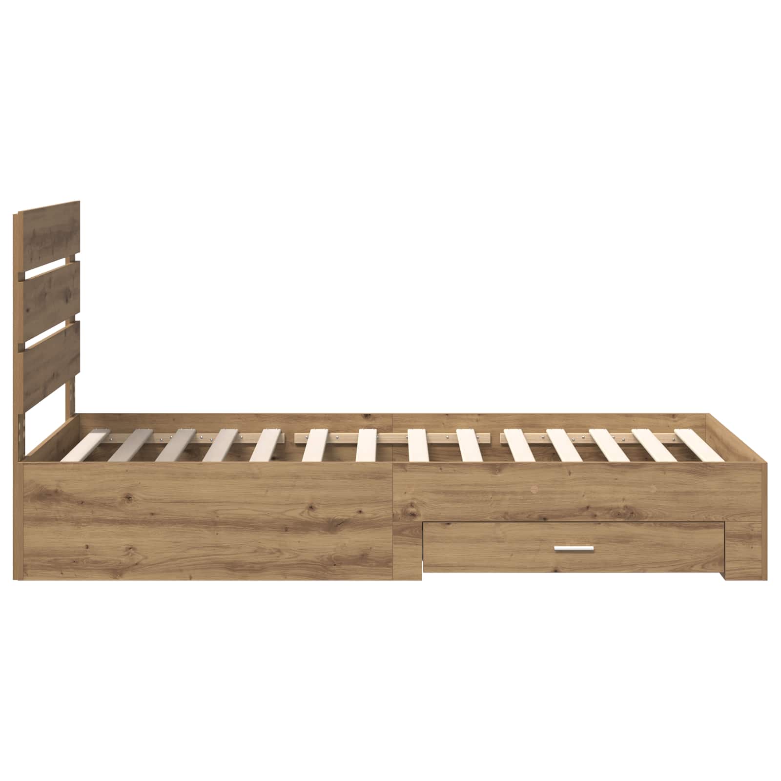 Σκελετός Κρεβατιού Artisan Oak 90 x 200 cm Επεξεργασμένο ξύλο
