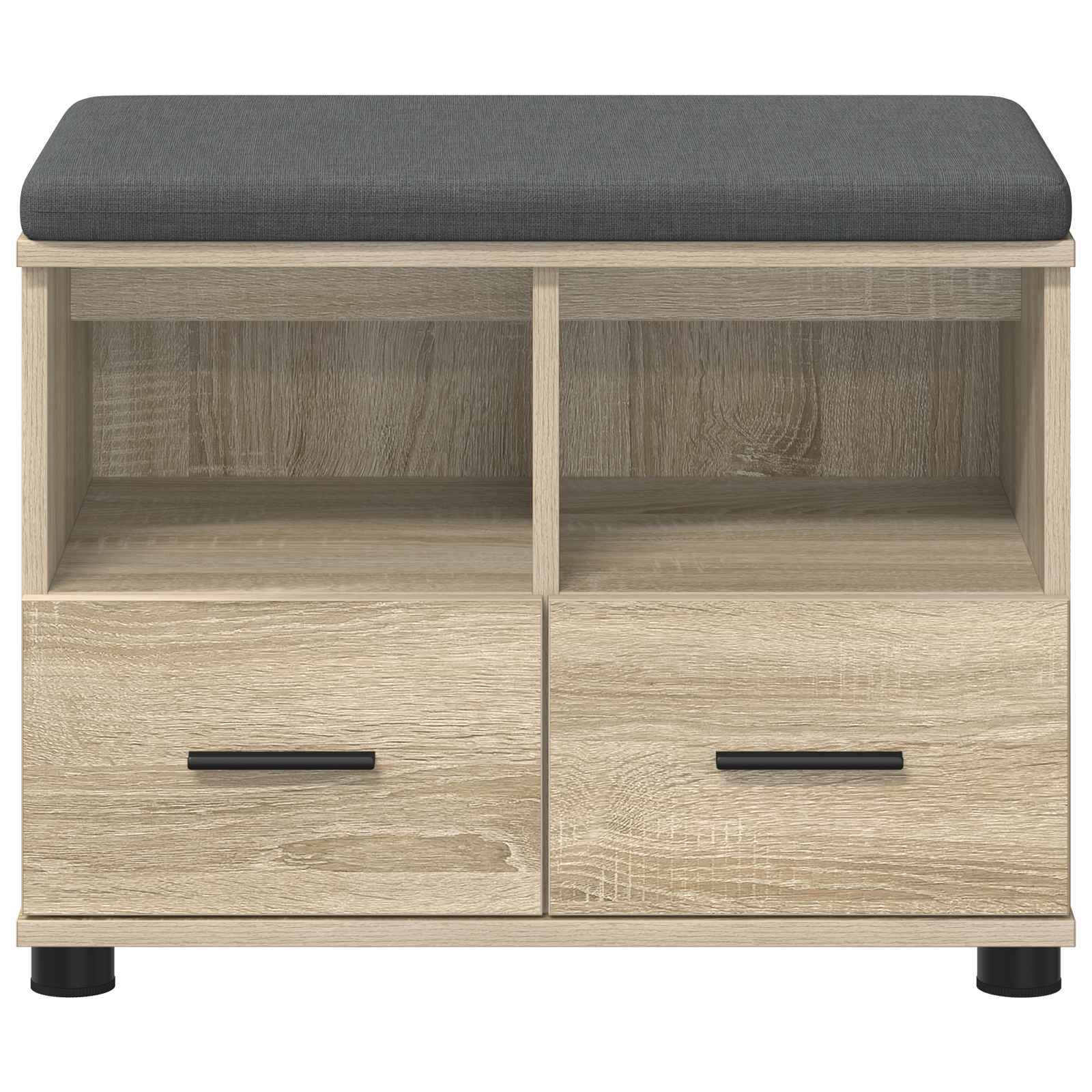 Παγκάκι Χαλωρίου με μαξιλάρι Δρύς Sonoma 60 x 38 x 46 εκ - Pakobazaar