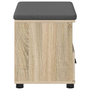 Παγκάκι Χαλωρίου με μαξιλάρι Δρύς Sonoma 60 x 38 x 46 εκ - Pakobazaar