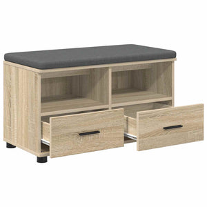 Παγκάκι Χαλωρίου με μαξιλάρι Δρύς Sonoma 80 x 38 x 46 εκ - Pakobazaar