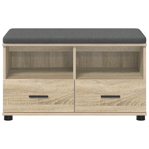 Παγκάκι Χαλωρίου με μαξιλάρι Δρύς Sonoma 80 x 38 x 46 εκ - Pakobazaar