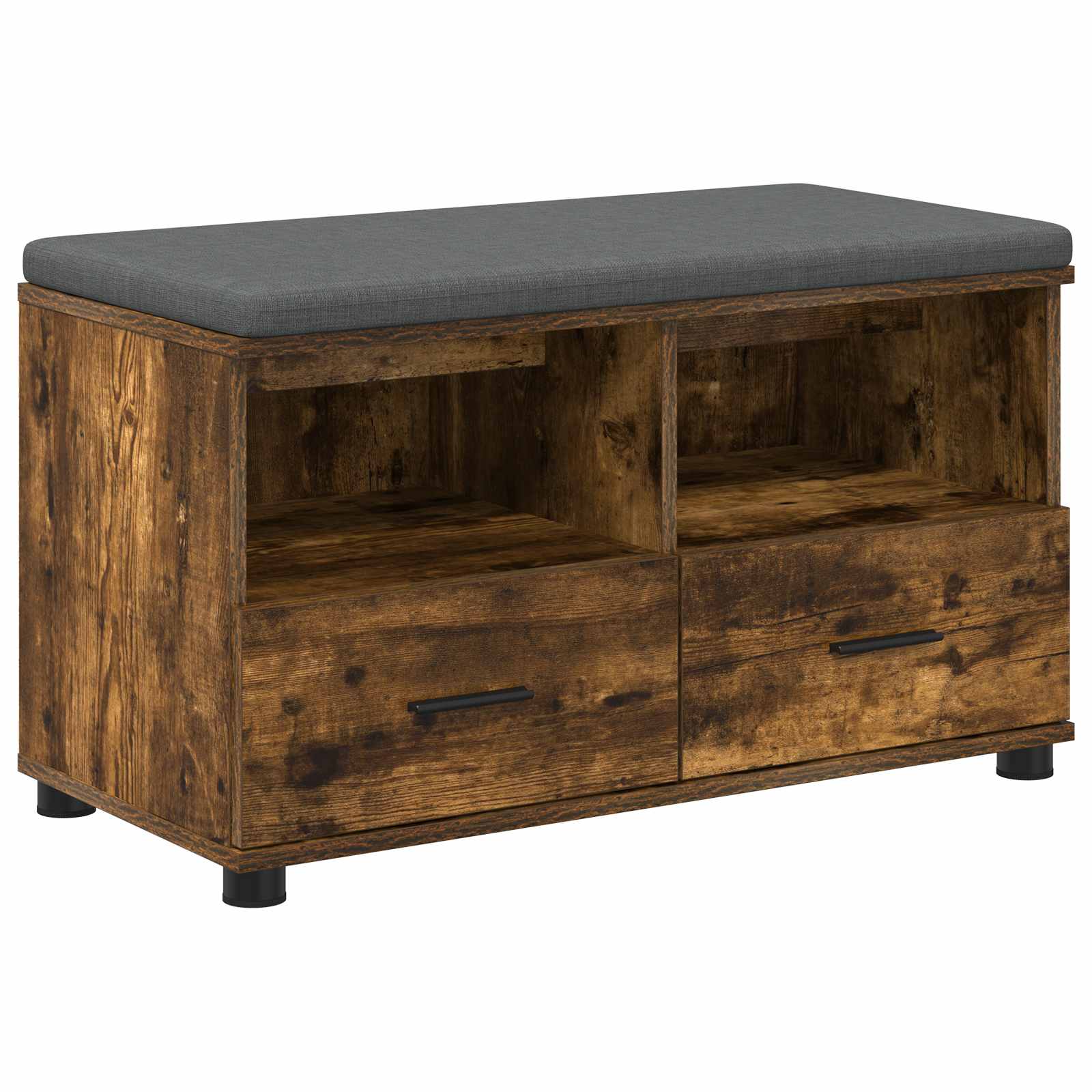 Παγκάκι Χαλωρίου με μαξιλάρι Καπνιστή Δρυς 80 x 38 x 46 εκ - Pakobazaar