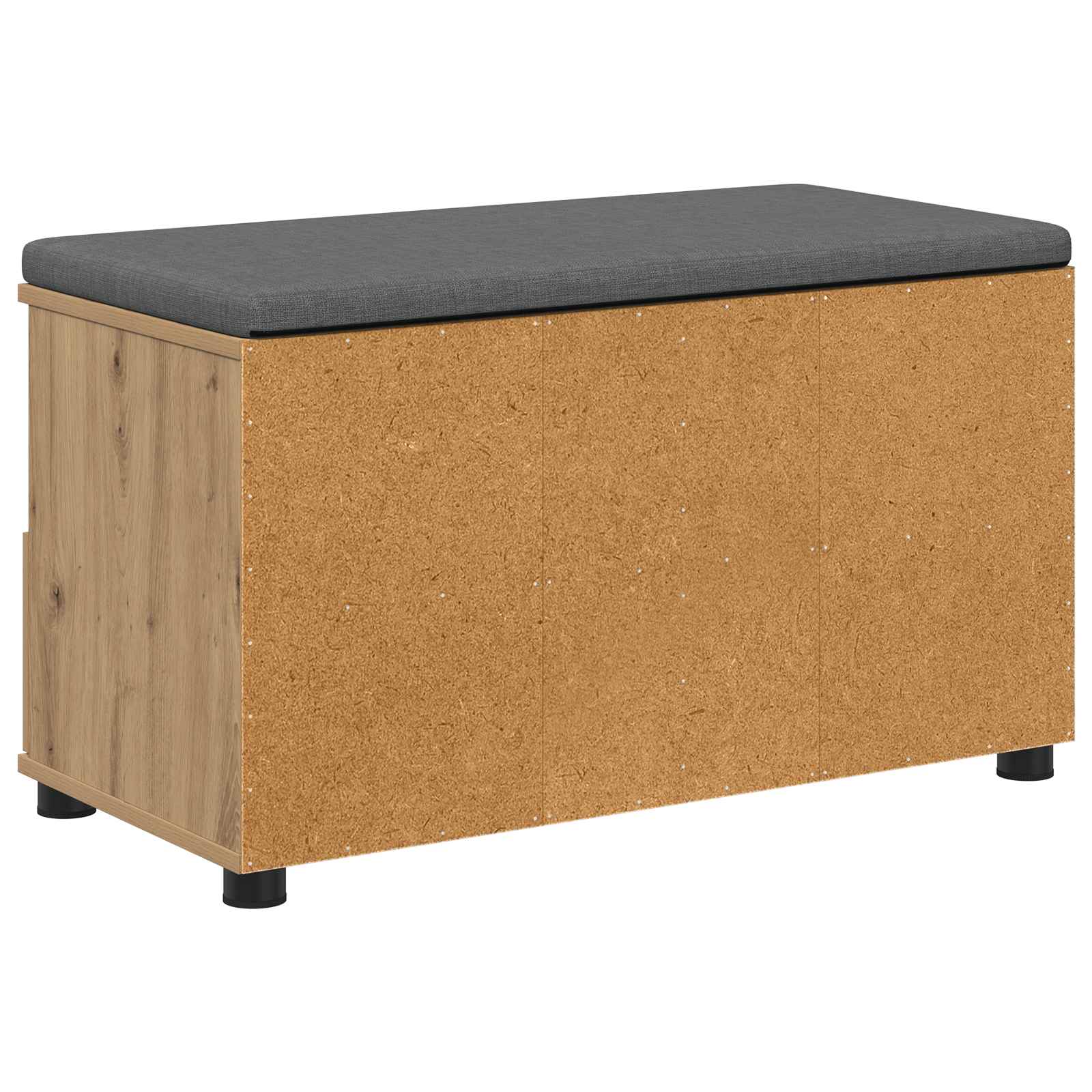 Παγκάκι Χαλωρίου με μαξιλάρι Τεχνίτικη Δρυς 80 x 38 x 46 εκ - Pakobazaar