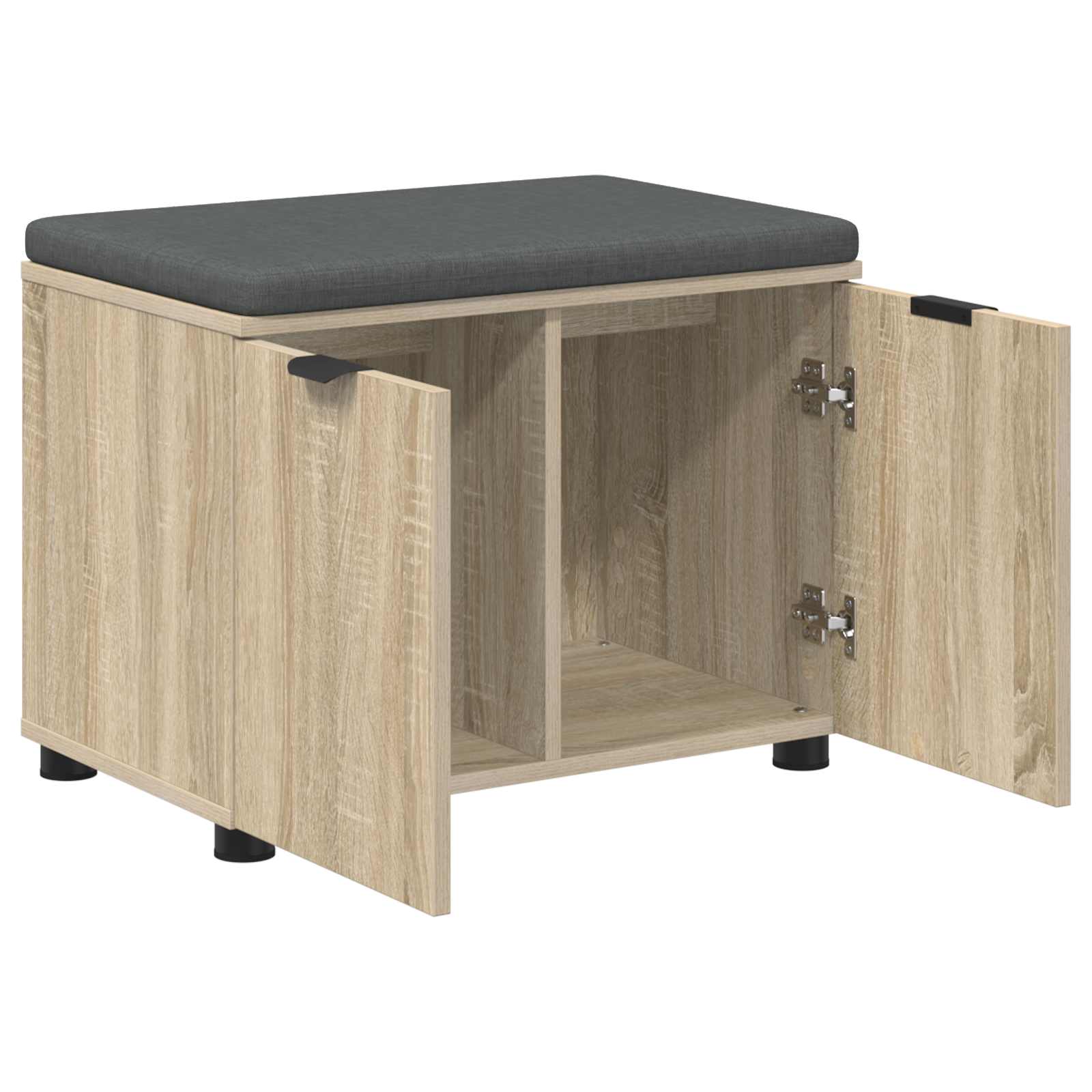 Παγκάκι Χαλωρίου με μαξιλάρι Δρύς Sonoma 60 x 38 x 46 εκ