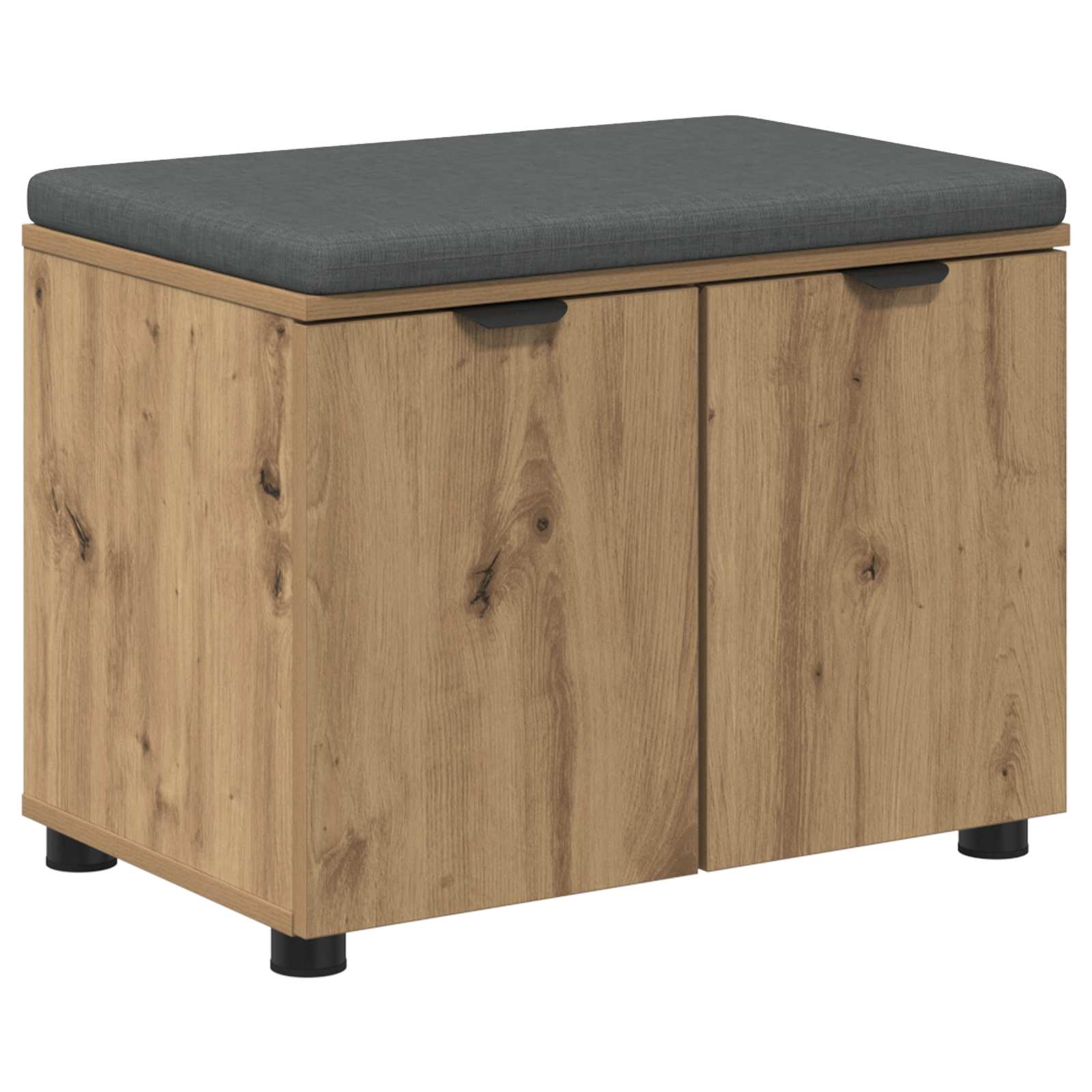 Παγκάκι Χαλωρίου Τεχνίτικη Δρυς 60 x 38 x 46 εκ - Pakobazaar