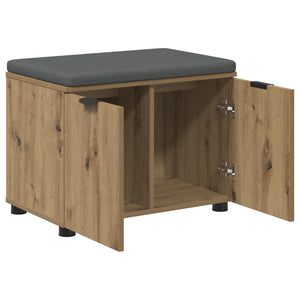 Παγκάκι Χαλωρίου Τεχνίτικη Δρυς 60 x 38 x 46 εκ - Pakobazaar