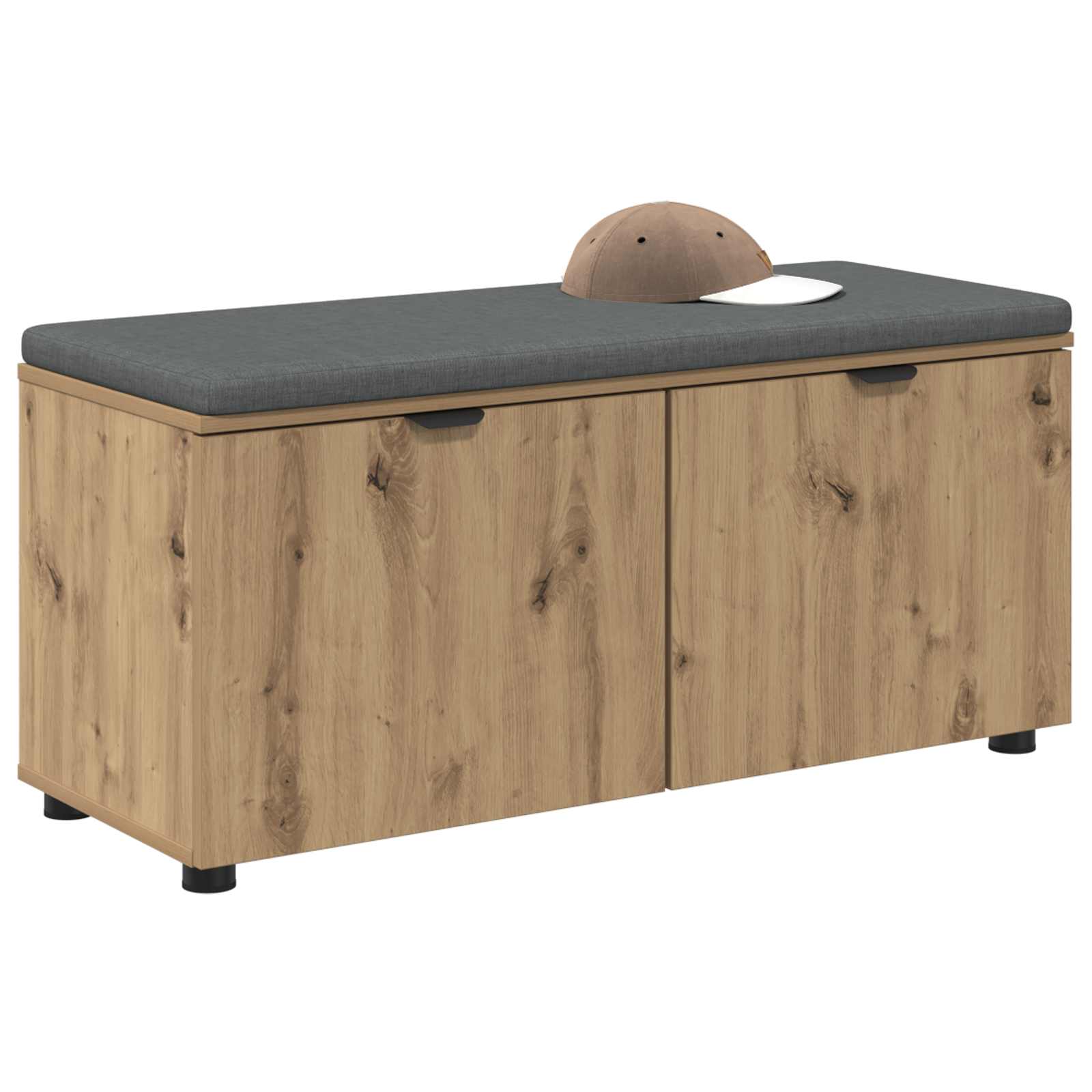 Παγκάκι Χαλωρίου Τεχνίτικη Δρυς 100 x 38 x 46 εκ - Pakobazaar