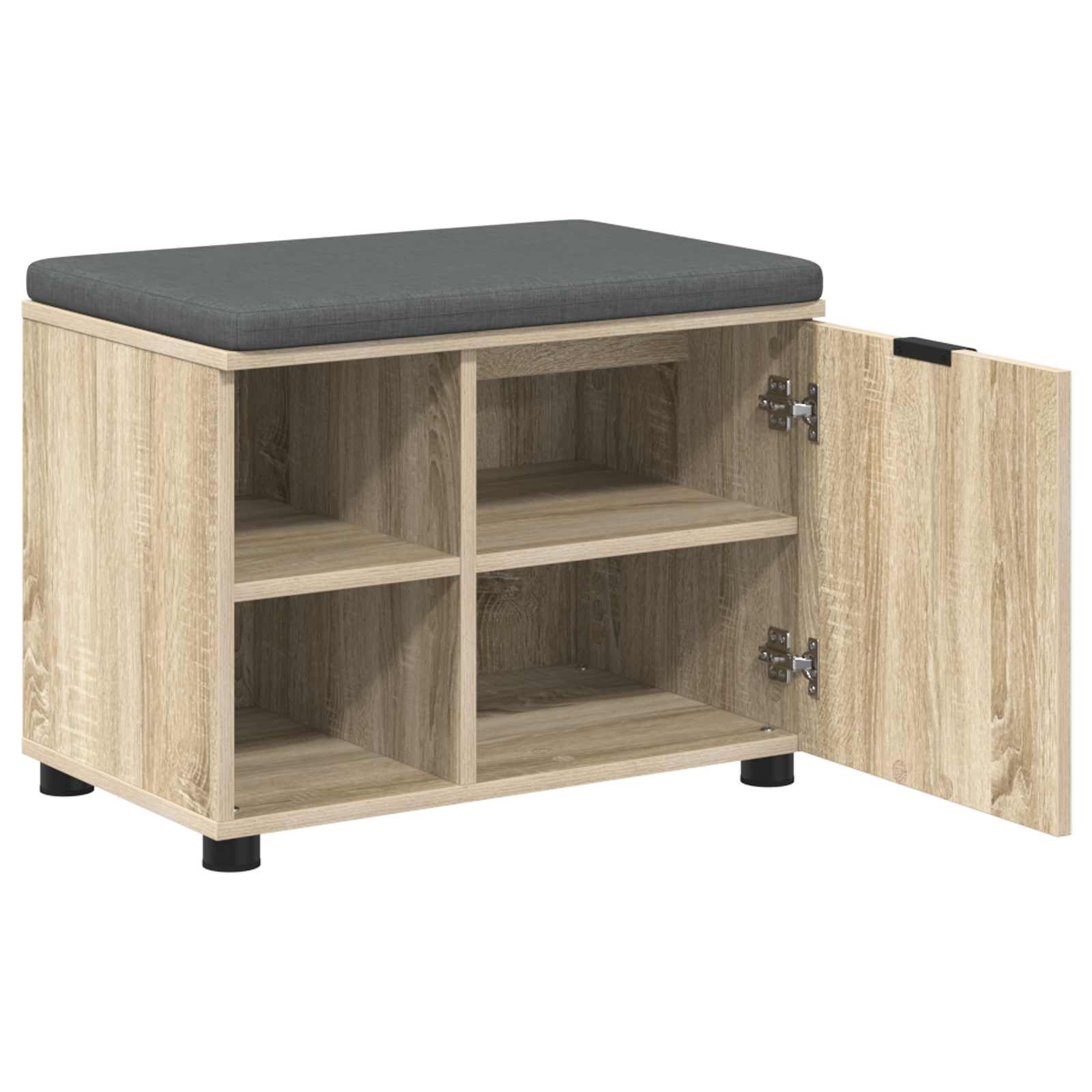 Παγκάκι Χαλωρίου με μαξιλάρι Δρύς Sonoma 60 x 38 x 46 εκ - Pakobazaar